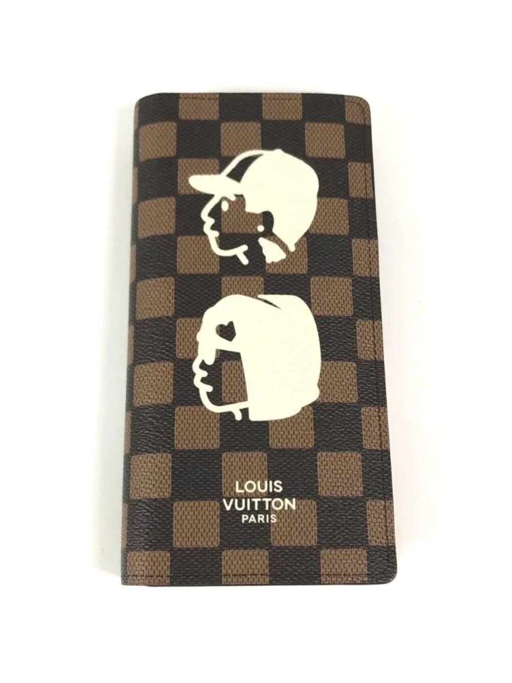 Louis Vuitton Wallet Portefeuille Brazza Damier Canvas Ebene Brown